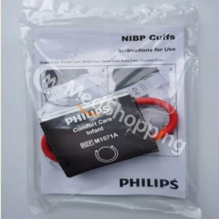Philips M1571A — Манжета Comfort Care, Infant 10-15cm 989803104141 Манжета Comfort Care для многократного использования, Infant M1008B, M1176A, M3000A, M3001A, M3002A, 860335, 862474, 862478, 863055,…