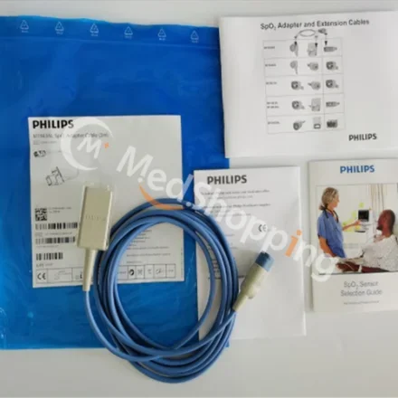 Philips M1943AL — Кабель-переходник SpO2 (3M) 989803128651 Многоместный, переходной кабель D-sub от 8-pin до 9-pin, 3M (9, 8 фута) 863086, 863087, 863088, 863264, 863265, 863266, 863276, 863277, 863278,…