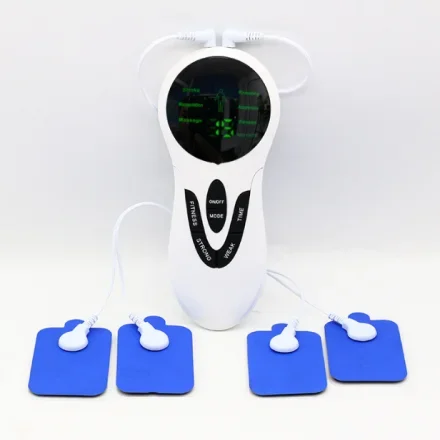 Dual выходная зарядка многофункциональный физиотерапевтический инструмент электронный импульсный массажер для шеи