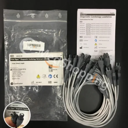 GE Healthcare Leadwire 14/set — CareFusion Универсальный провод для диагностики показателей жизнедеятельности и кардиологии 14/комплект смешанной длины. 420101-001 Дополнительный набор выводных проводов