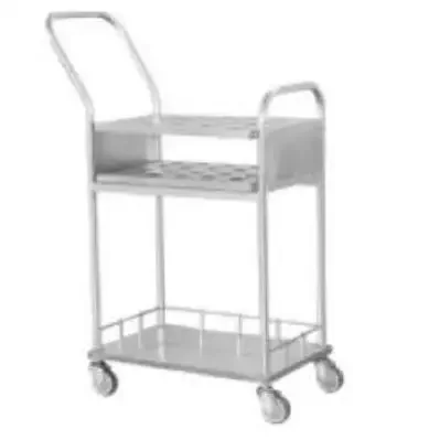 trolley SM-001 — Нержавеющий стальная медицинская тележка