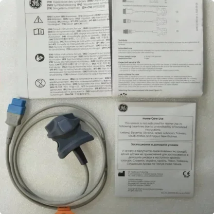 GE Healthcare B20 — Монитор ЭКГ 30 450 Emida 3000 Кислородный зонд для взрослых 9-Pin Пальцевый тип TS-SA-D