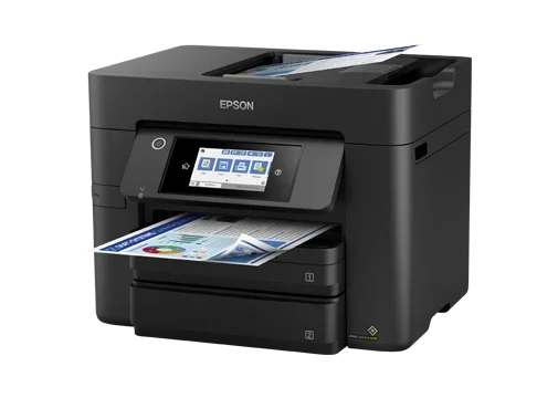 Epson WF-4838 — A4 Цветной принтер Струйный МФУ Автоматическая двусторонняя печать/копирование/сканирование/факс Малый и средний офис