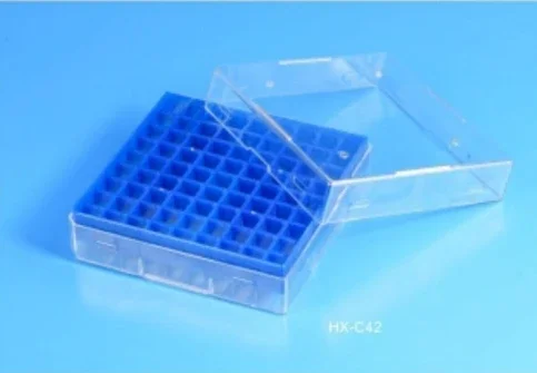 HX-C42 — Коробка для криопробирок 1, 8 мл (81well)-ПК