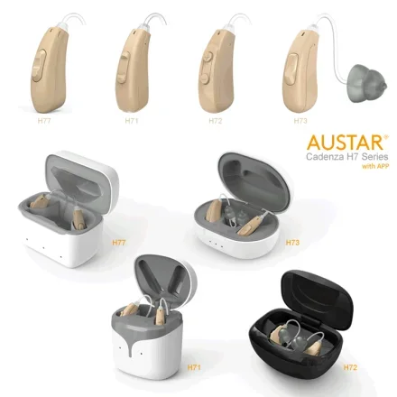 AUSTAR 16-канальный безрецептурный перезаряжаемый заушный аппарат Hearing
