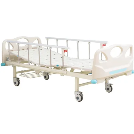 KS-S217yh — Медицинская больничная койка с 2 рукоятками товары и центральными тормозными роликами