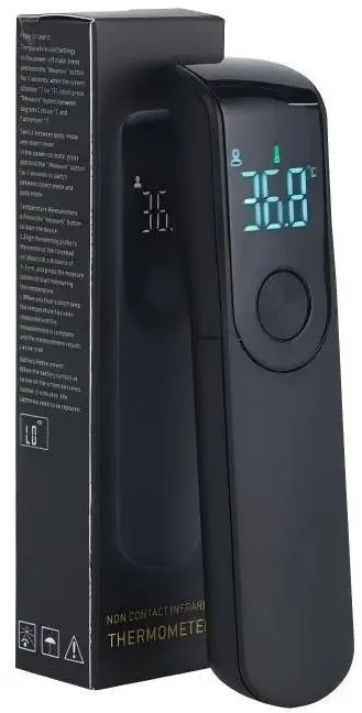 Медицинский infrared термометр Портативный Forehead термометр Бесконтактный цифровой термометр с сигнализацией о лихорадке
