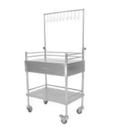 trolley SM-004 — Нержавеющий стальная тележка для инфузионной обработки