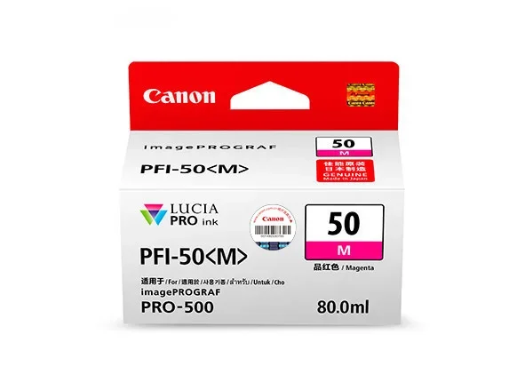 Canon PFI-50 M Magenta — Принтер струйный чернила Картриджи/чернила Бутылки Для принтера imagePROGRAF PRO-500