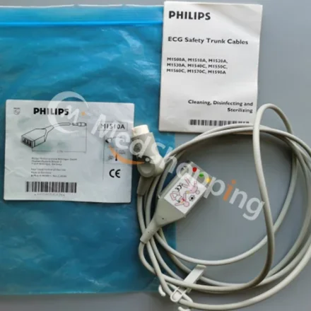 Philips IEC M1510A — 3-проводные безопасные магистральные кабели ЭКГ, 3-проводной магистральный кабель пациента для ЭКГ, безопасность M1001A, M1001B, M1002B, M3000A, M3001A, M3002A, M3535A, M3536A, M3536M,…