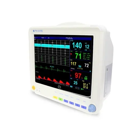PM-9000E — 12, 1-дюймовый монитор плода для матери, медицинский монитор для матери и ребенка, сердечные сокращения плода, печать на ленте движения плода