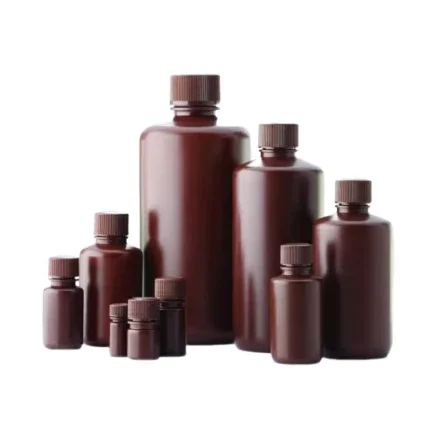 Amber Круглый Narrow Рот ПП HDPE Plastic Бутылка Plastic Бутылка Chemical Media Бутылка Одноразовая