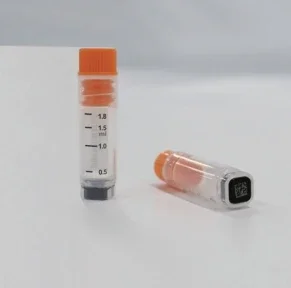 Cell криогенный флакон Расходные материалы для библиотеки биологических образцов 2D криогенный флакон 2, 0 мл оранжевый 2D внутренняя вращающаяся криопробирка (три в одном)