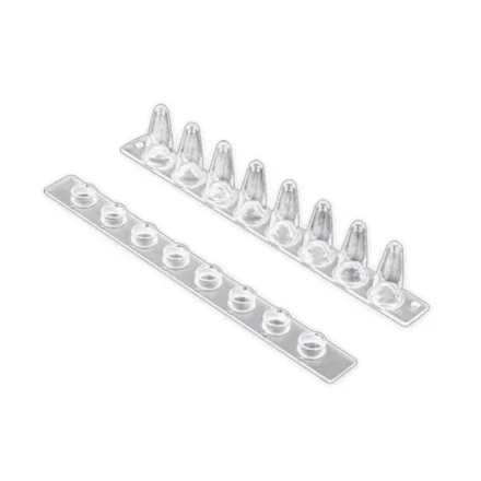 8-Strip — ПЦР-пробирка 0, 1 мл прозрачная PCR8 Union с оптической плоской крышкой