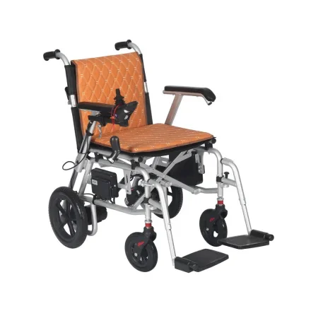 Wheelchair 60127-L015 — Aluminum Пульт дистанционного управления Легкая складная портативная дорожная инвалидная коляска электрический