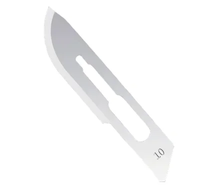 Лезвие Scalpel No 10 можно использовать с ручками Scalpel No 3 и No 7. Лезвие хирургический
