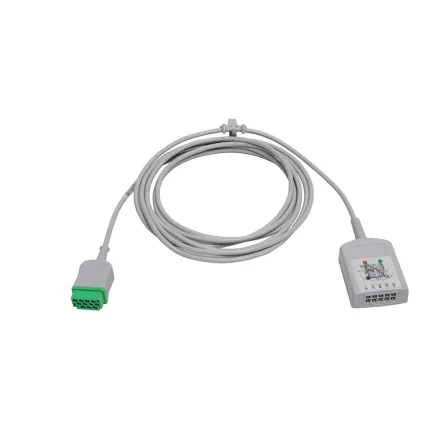 GE Healthcare E8981TB — ECGTrunkCable, 6-выводной, AHA, 3. 6m/12ft., 1/упаковка