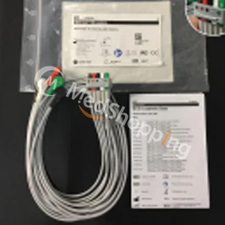 GE Healthcare 5-lead — CareFusion многоканальный провод ЭКГ. Сменный комплект, 5 выводов, Snap, AHA, 130cm/51in. 411200-002, SOLAR8000/8000M S/5 AM/CAM B20/30/40/450/650/1800