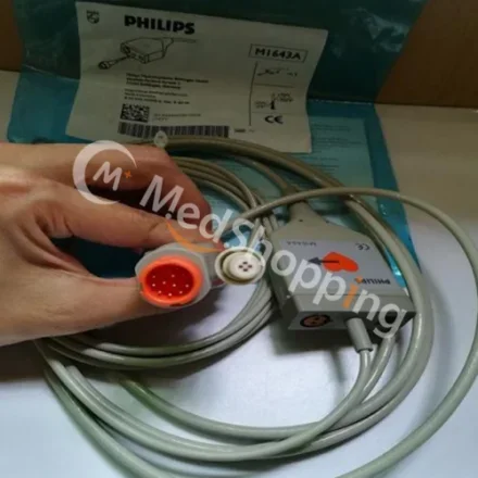 Philips M1643A — Основной кабель PICCO для монитора 4. 8m Кабель сердечного выхода 4. 8m M1012A, M1012A/C10, M3012A, 860338, 860335