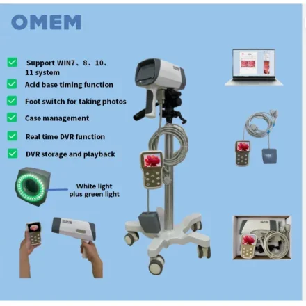 YDJ100D — Цифровой Gyn Colposcope с зеленым светом, ЖК-дисплеем и диагностическим программным обеспечением