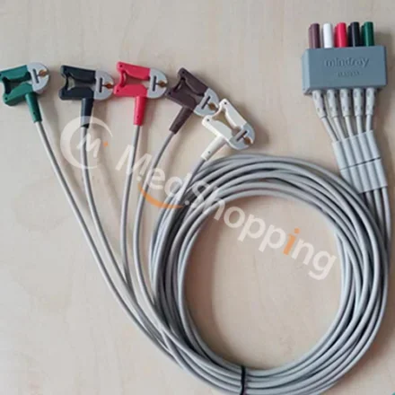 Mindray imec8 — Imec10 12 ipm8 ipm12 ipm10 T5 T6 T8 Монитор пациента EL6503A Отведения 5-проводной взрослый педиатрический детский монитор AHA Clip длинный тип 0010-30-42729 Провода ЭКГ в 5 отведениях,…