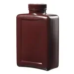 Thermo Fisher Scientific 2009-0032PK — Упаковка из 6 прямоугольных бутылок Nalgene из янтарного полиэтилена HDPE, 1000 мл