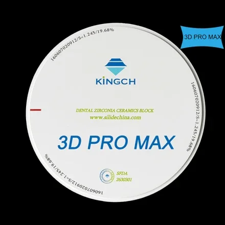 Стоматологический циркониевый блок 3D Многослойный стоматологический циркониевый блок стоматологический циркониевый диск
