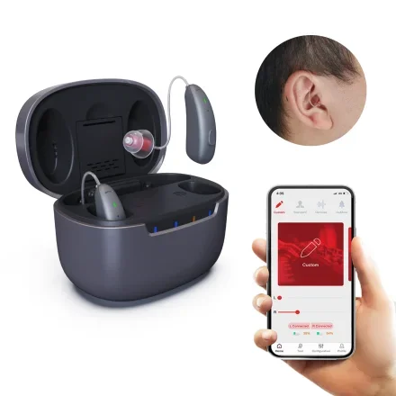 JH-DW2AT — JINGHAO DW2AT OTC App контроль Bluetooth RIC Слуховой аппарат