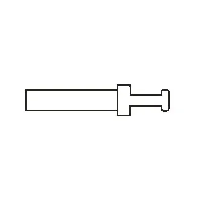 GE Healthcare E11379TB — Совершенно вилка 8 мм