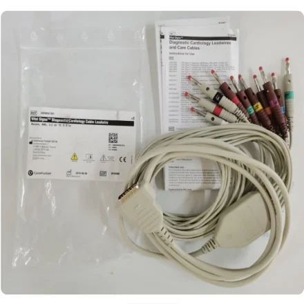 GE Healthcare MAC1200 — 3500 американский стандартный ЭКГ-аппарат с 12 отведениями и 15-контактными отведениями ЭКГ с банановым наконечником