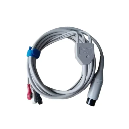 Mindray EA6131B — Кабель ЭКГ 6-Pin 3-канальный встроенный AHA-кабель с защитой от дефибрилляции 0010-30-12246
