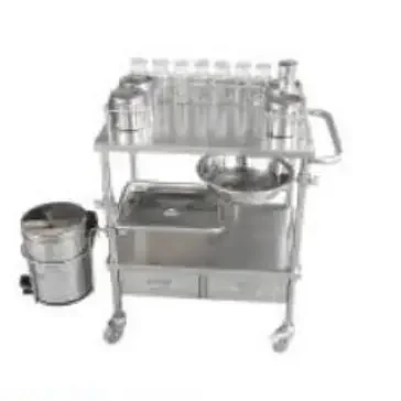 trolley SM-020 — Нержавеющий стальная медицинская тележка