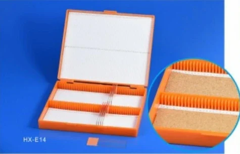 Consumables HX-E14 — Лабораторный Расходные материалы Коробка для хранения слайдов (100шт)