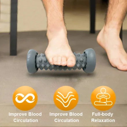 Foot Massage Роликовая триггерная точка Massage Инструмент Спортивная терапия и подошвенный фасциит