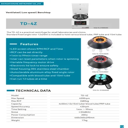 TD-4Z — Ventilated/Низкая скорость/Настольный