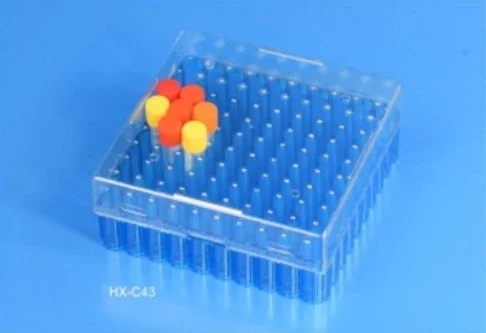 HX-C43 — Коробка для криопробирок 1, 8 мл (100well)-ПК