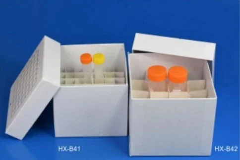 HX-B41 — Бумажный ящик для хранения центрифужных пробирок объемом 15 мл
