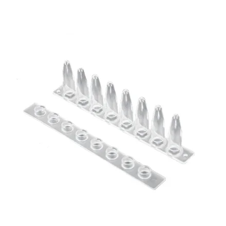 8-Strip — ПЦР-пробирка 0, 2 мл прозрачная PCR8 Union с оптической плоской крышкой