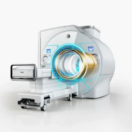 GE Healthcare — Second Hand Signa Premier 3 Tesla Широкопроходной МРТ-сканер SilentScan Технология Полный пакет катушек
