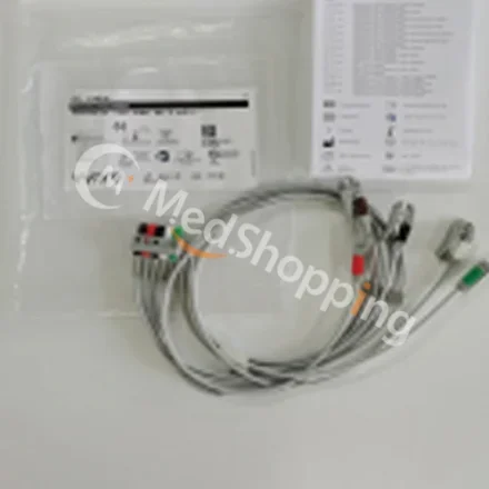 GE Healthcare 5-lead — Vyaire многоканальный провод ЭКГ. Сменный комплект, 5 выводов, Grabber, AHA, 74cm/29in. 414556-001, SOLAR8000/8000M S/5 AM/CAM B20/30/40/450/650/1800