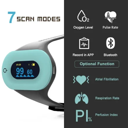 BM2000D — Wrist Пульсоксиметр Bluetooth