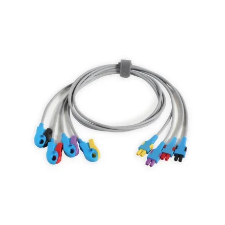 GE Healthcare E8890TB — LeadwireSet, 4Add-On, Grabber, IEC-HEIM, 1/упаковка