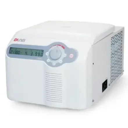 DLAB D1524R — Высокоскоростная микроцентрифуга Refrigerated с автоматическим замком камеры Лаборатория настраиваемых программ