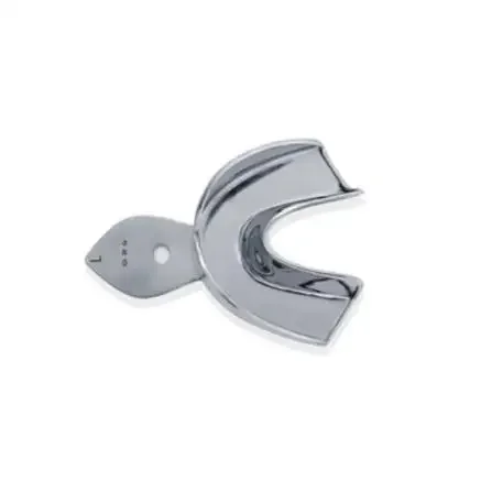 mandible KQ-382 — Стоматологический Неперфорированная верхняя нижняя челюсть 1# из нержавеющей стали