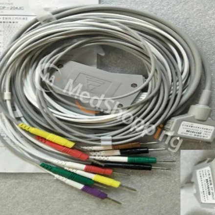 Fukuda FX-2111 — FX-3010 FX-4010 FCP-2155 CP-204JC Кабель 15-контактный, 12-канальный аппарат ЭКГ Кабель отведений ЭКГ, 3, 9 м
