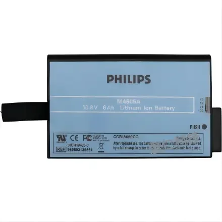 Philips M4605A — Автоматизированный внешний дефибрилляционный аккумулятор для монитора, литий-ионный аккумулятор