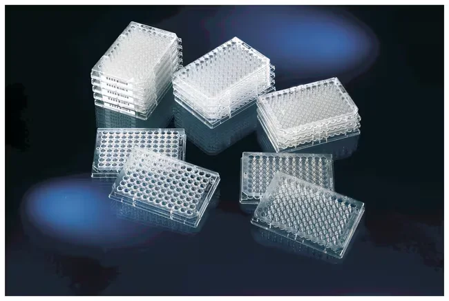 Thermo Fisher Scientific 475094 — Упаковка из 60 шт. Иммунная прозрачная нестерильная пластина с плоским дном и 96 отверстиями, 350 мкл, PolySorp