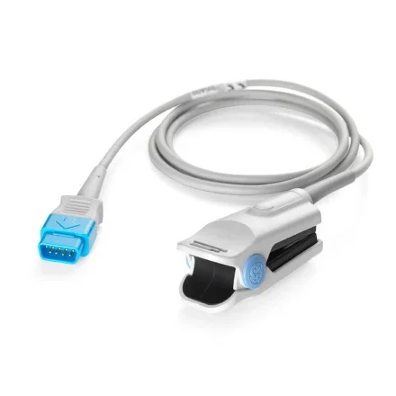 GE Healthcare E8939TB — A 1m длинный многоразовый датчик пульса Trusignal*SpO2 для взрослых