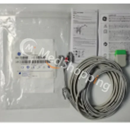 GE Healthcare 3-lead — Магистральный кабель ЭКГ, 3-проводной со встроенным захватным проводом, IEC, 3. 6m/12ft. 2106309-002, SOLAR8000/8000M S/5 AM/CAM B20/30/40/450/650/1800