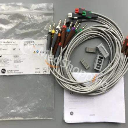 GE Healthcare 10/Set — Комплект отведений для ЭКГ. Банан, 10/комплект, AHA, Mixed Длины. 38401817 Маркет: MAC 1000, MAC 1100, MAC 1200, MAC 400, MAC 500, MAC 600, MAC 800